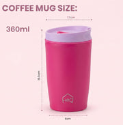 Brew Mug 360ml Stainless Steel Coffee Tumbler