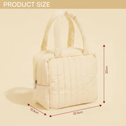 Striped Design Soft Insulated Lunch Bag
