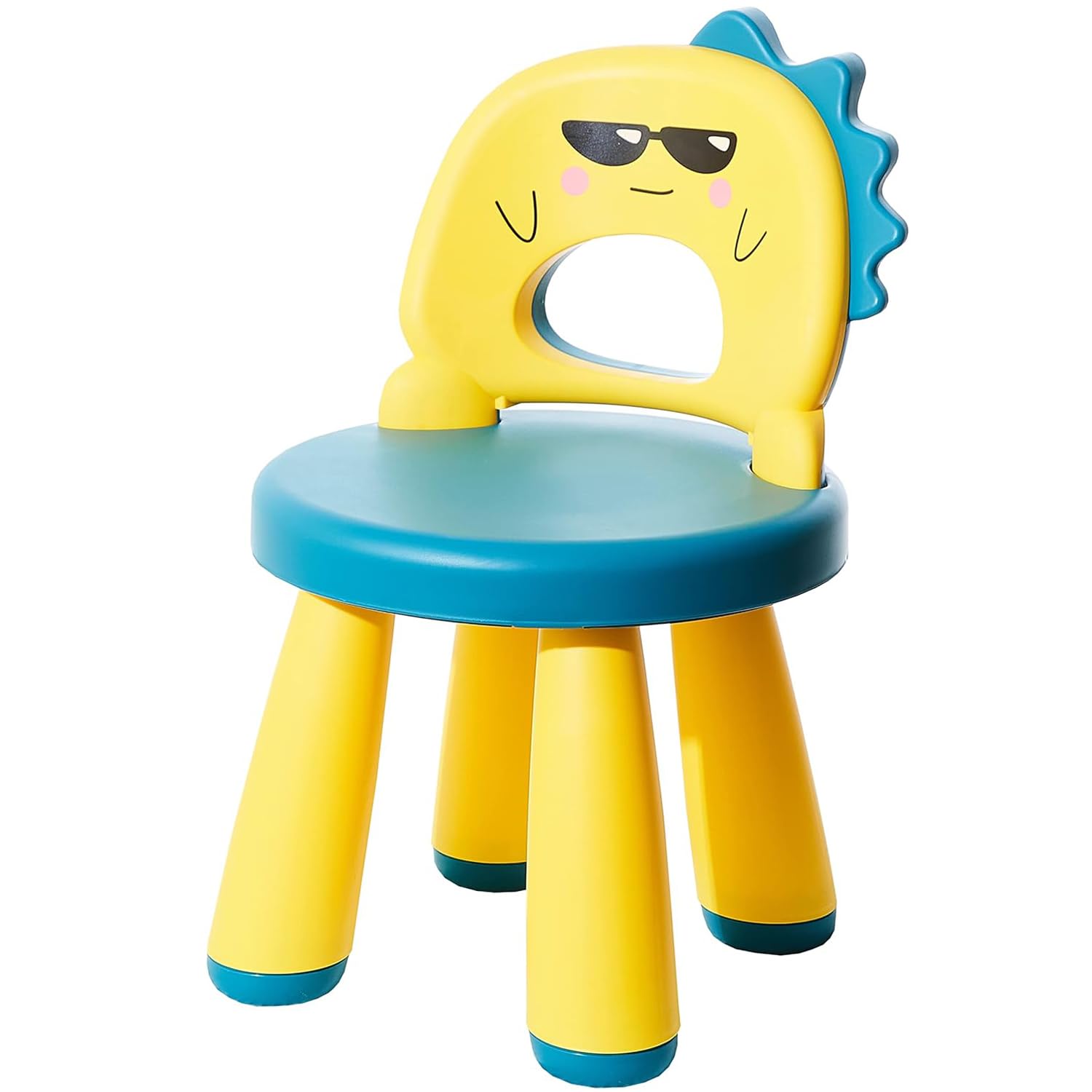 Detachable Baby Chair, Adjustable Backrest, Compact Chair & Stool for Toddlers