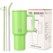 Stainless Steel Vacuum Tumbler with Straw and Lid & Handle - (1200 ML)