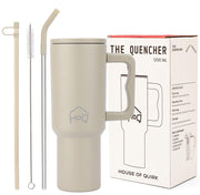 Stainless Steel Vacuum Tumbler with Straw and Lid & Handle - (1200 ML)