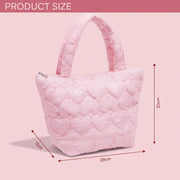 Heart Design Soft Insulated Lunch Bag