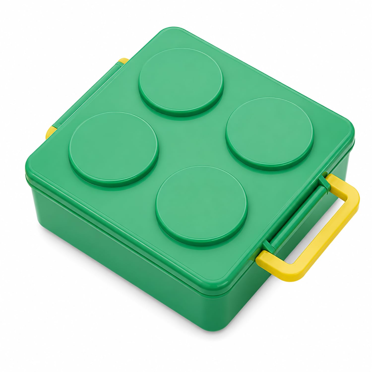 1800ml Building Block Bento Lunch Box with 300ml Bowl & 3 Compartments