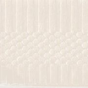 Ridge Plush Sofa Cover  Floral Design - Ivory