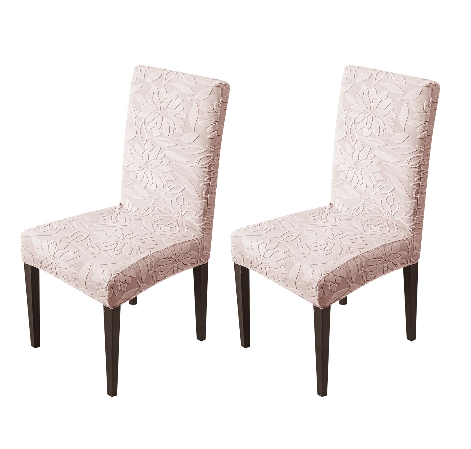 Stretchy Universal Camellia Jacquard Waterproof Chair Cover (Pink)