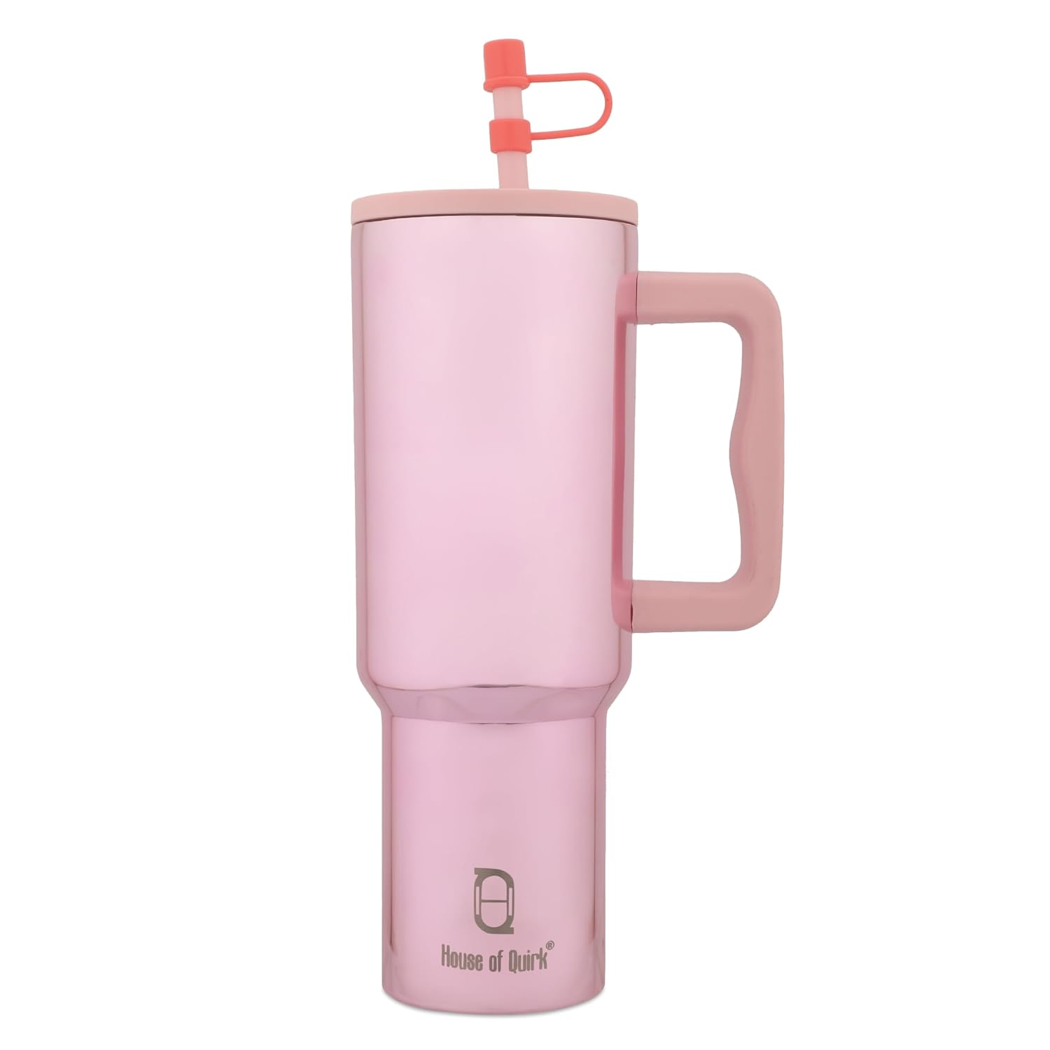 Stainless Steel Vacuum Insulated Tumbler with Straw and Lid & Handle - (1200 ML)