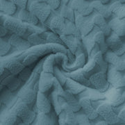 Elegant Jacquard Fabric 220 GSM Sofa Cover – Ultra Soft Stretchable (Blue)