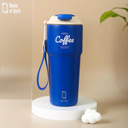 Luxury Cosmetic Storage Box & 620ML Stainless Steel Insulated Travel Mug Set