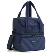 14L Double Decker Insulated Lunch Bag with Cup Holder