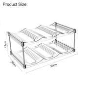 Plastic Tumbler Rack Stackable Water Bottle Organizer