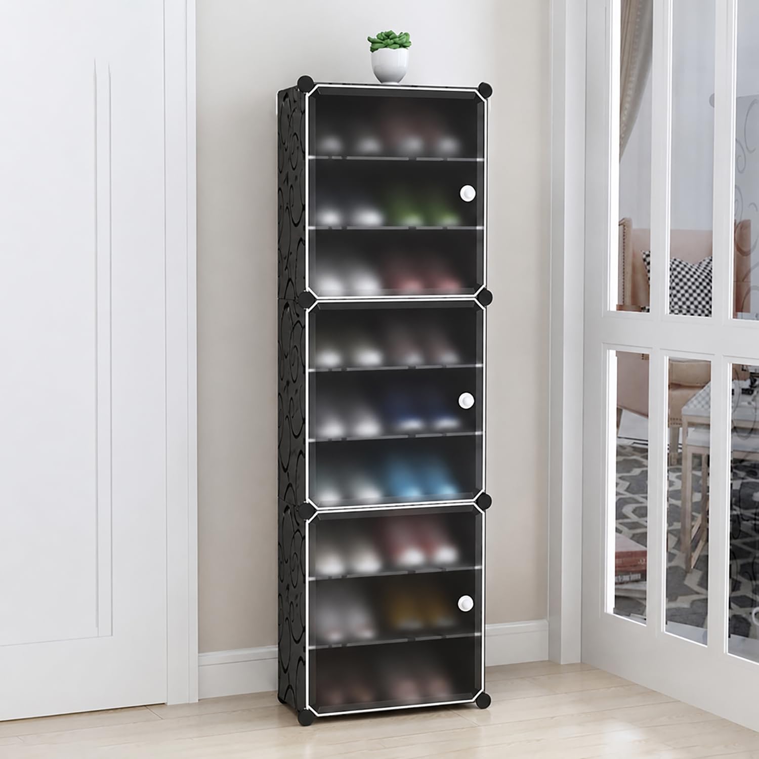 9-Tier Shoe Rack Organizer – Space-Saving Footwear Storage Solution