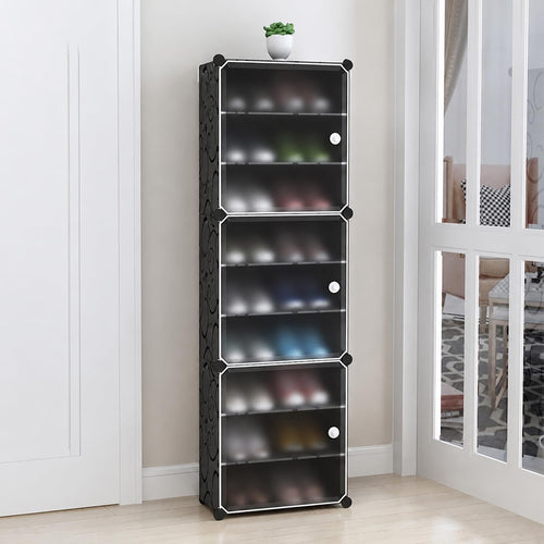 9-Tier Shoe Rack Organizer – Space-Saving Footwear Storage Solution