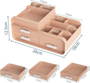 Makeup Organiser Cosmetic Storage Box Plastic Cosmetics Holder