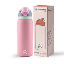 Sippease 950ML Stainless Steel Bottle with Straw