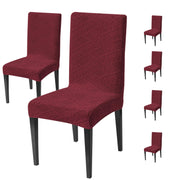 Stretchable Jacquard Chair Cover – 220 GSM-Maroon