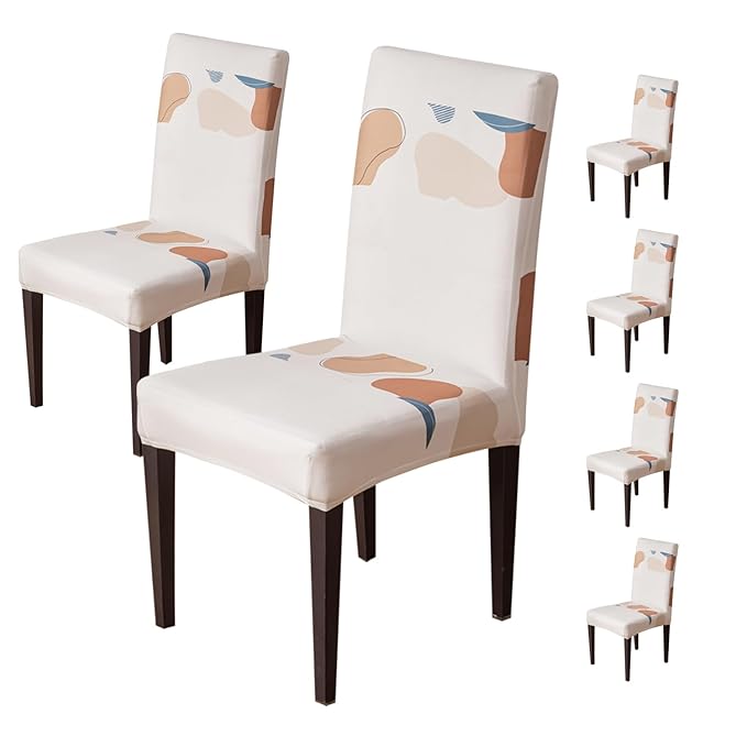 Elastic Chair Cover Stretch Removable (Beige Pills)