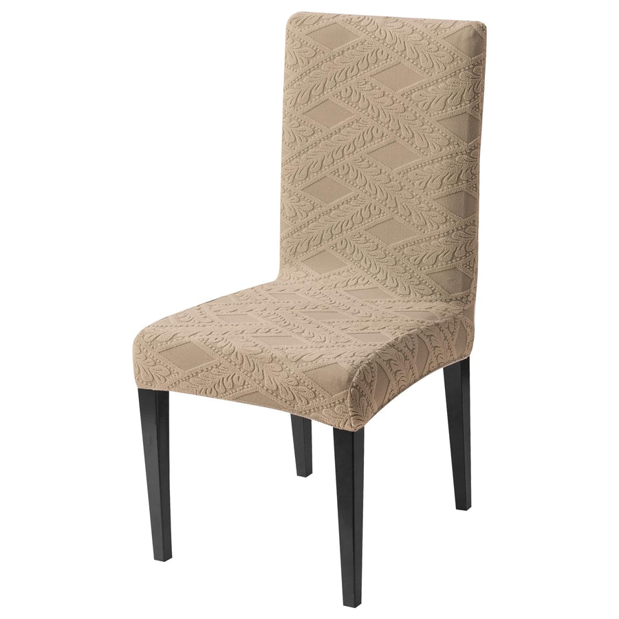 Stretchable Jacquard Chair Cover – 220 GSM- Khaki