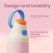 POPPI 750ml 304 Stainless Steel Water Bottle