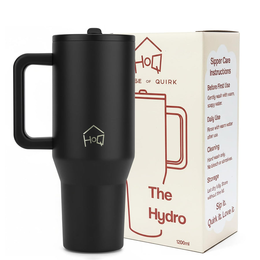1200ML Tumbler with Handle & Simple Flip Straw