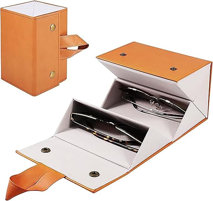 Sunglasses Storage Box, Faux Leather Sunglasses Box