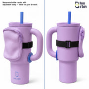Water Bottle Carrier Bag for Cards, Key 40/30 oz Tumbler  (Tumbler Not Included)