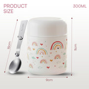 304 Stainless Steel Baby Feeding Bowl with Spoon 300ml