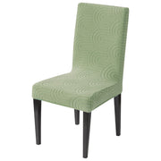 Premium Stretch Chair Cover – 220 GSM Jacquard Fabric (Green)