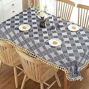 Rectangle Tablecloth Cotton Linen Table