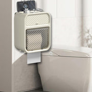 Punch-Free Paper Holder Wall-Mounted (Beige)
