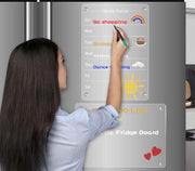 Acrylic Refrigerator Weekly Planner Magnetic Set of 2