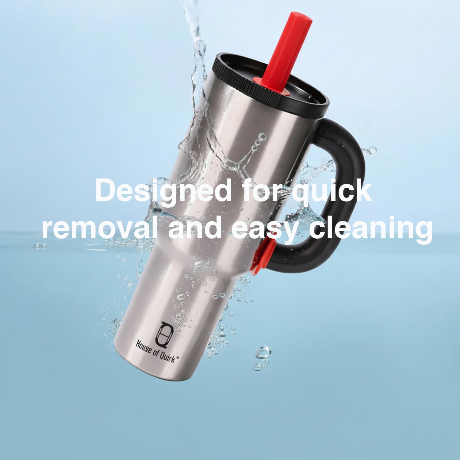 1200ml Insulated Stainless Steel Tumbler with Handle