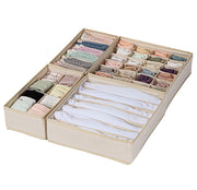 Set of 4 Foldable Storage Box Drawer Divider