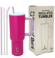 Stainless Steel Vacuum Tumbler with Straw and Lid & Handle - (1200 ML)