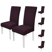 Stretchy Universal Jacquard Chair Cover-Wine
