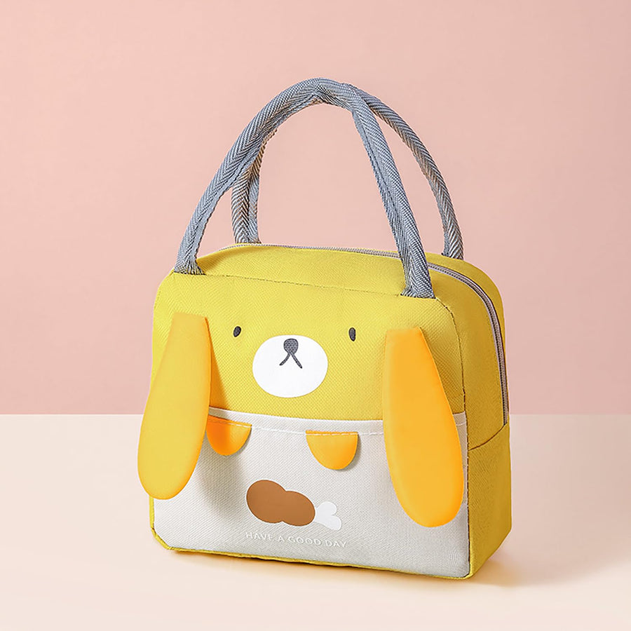 3D Cartoon Animal Insulated Lunch Bag (Teddy)