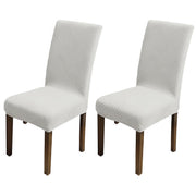 Universal Fit Elegant Jacquard Chair Cover – 220 GSM Stretch Fabric (Grey)