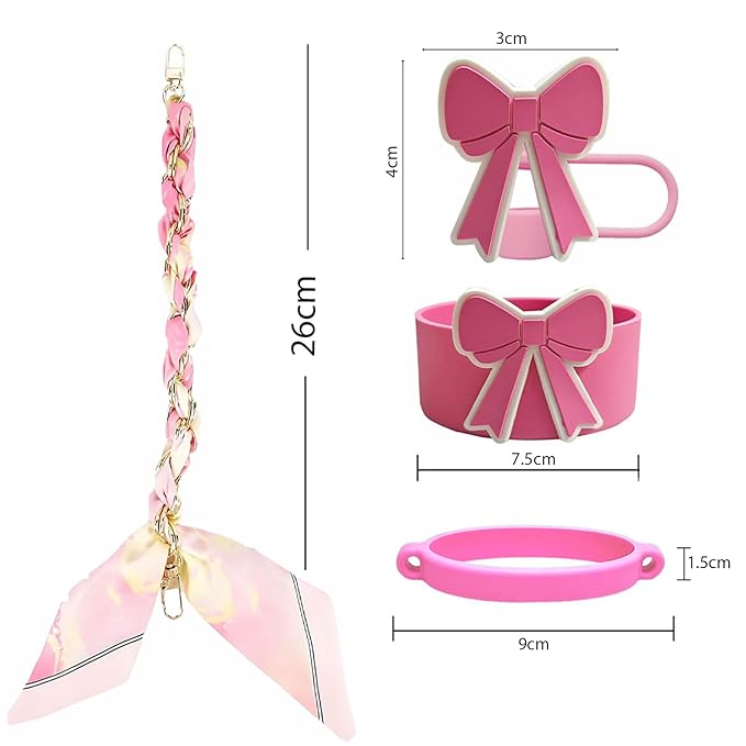 4-Piece Tumbler Accessory Set (Fits 40oz/30oz, Tumbler Not Included)