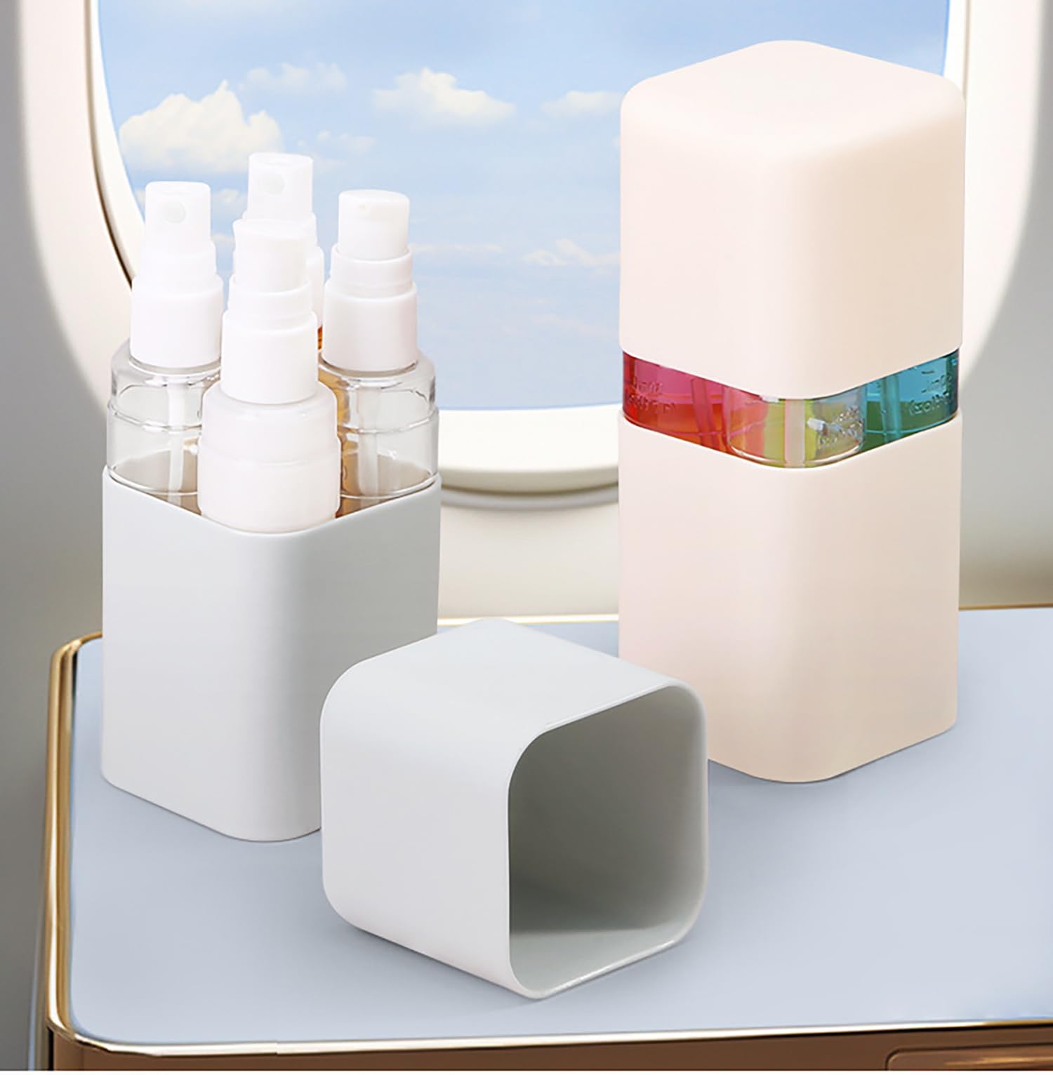 4 in 1 Travel Spray Bottles – 50ml Each