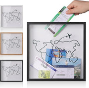 Travel Adventure Archive Shadow Box for Memories