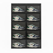 Shoe Storage Organizer Boxes Black
