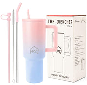 Stainless Steel Vacuum Tumbler with Straw and Lid & Handle - (1200 ML)
