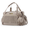Large Capacity Diaper Bag Tote Handbag with Pacifier Case – Stylish Travel Nappy Bag for Mom & Dad