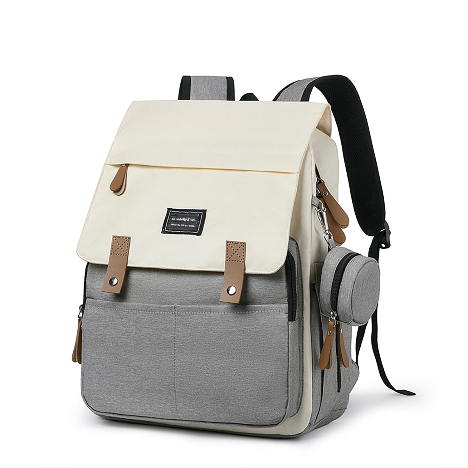 Baby Diaper Backpack with Pacifier Case