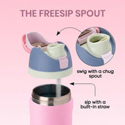 Sippease 950ML Stainless Steel Bottle with Straw