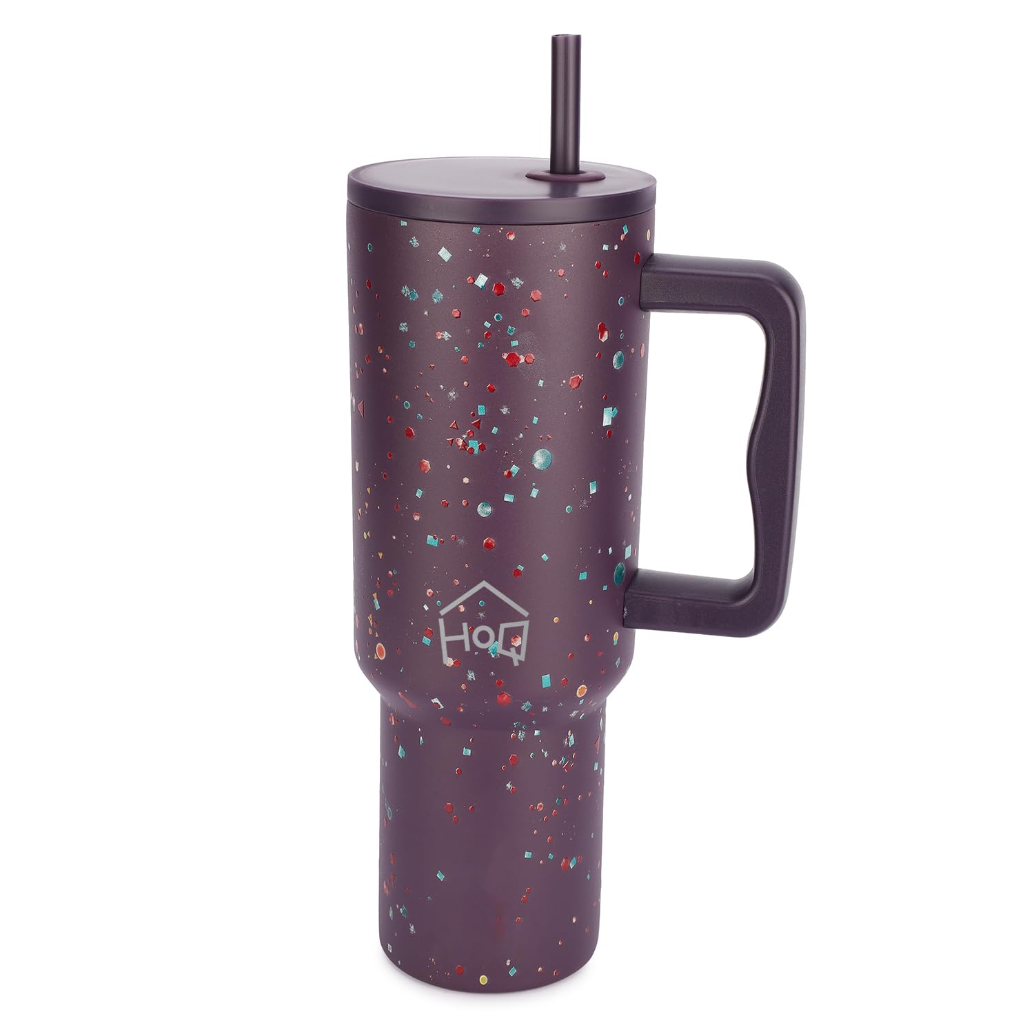 Stainless Steel Vacuum Tumbler with Straw and Lid & Handle - (1200 ML)