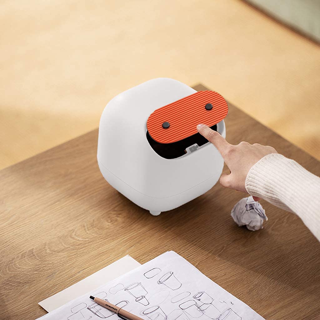 Cute Ninja Mini Trash Can with Lid