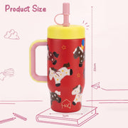 530ML Kids Tumbler Stainless Steel with Handle & Lid