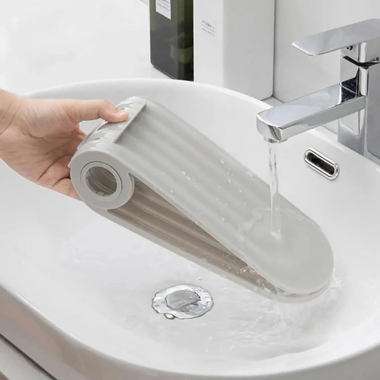 Shoe Slots Organiser Double Deck Shoe Holder-Grey