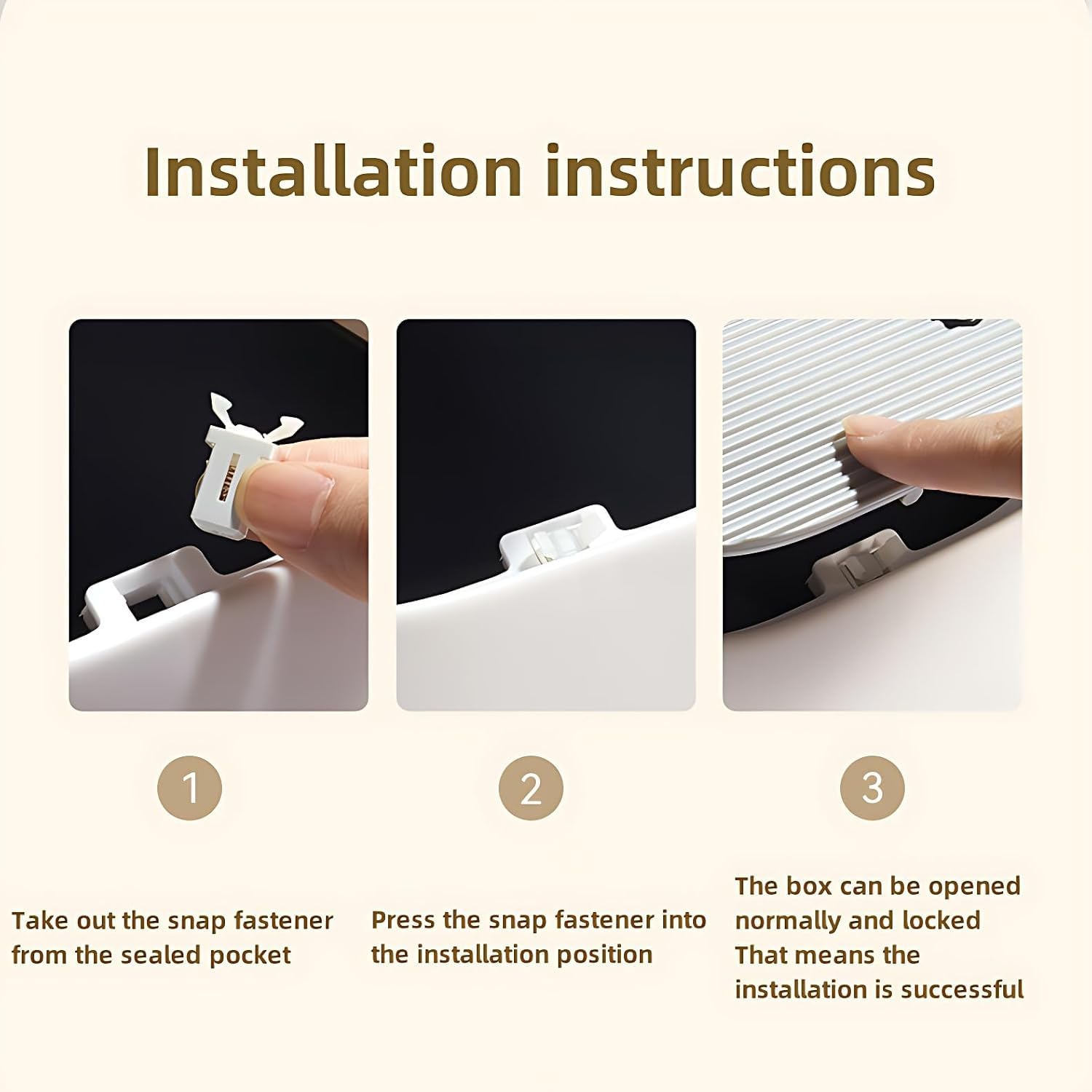 Cute Ninja Mini Trash Can with Lid