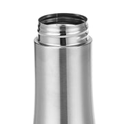1 Litre Stainless Steel Water Bottle with Sipper Cap – Single Wall, Leak-Resistant Sports & Fridge Bottle (Silver)